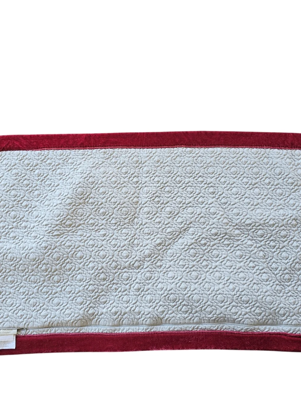 Nina Campbell King Pillow Shams Red Velvet Grandmillennial Cottagecore Old Money